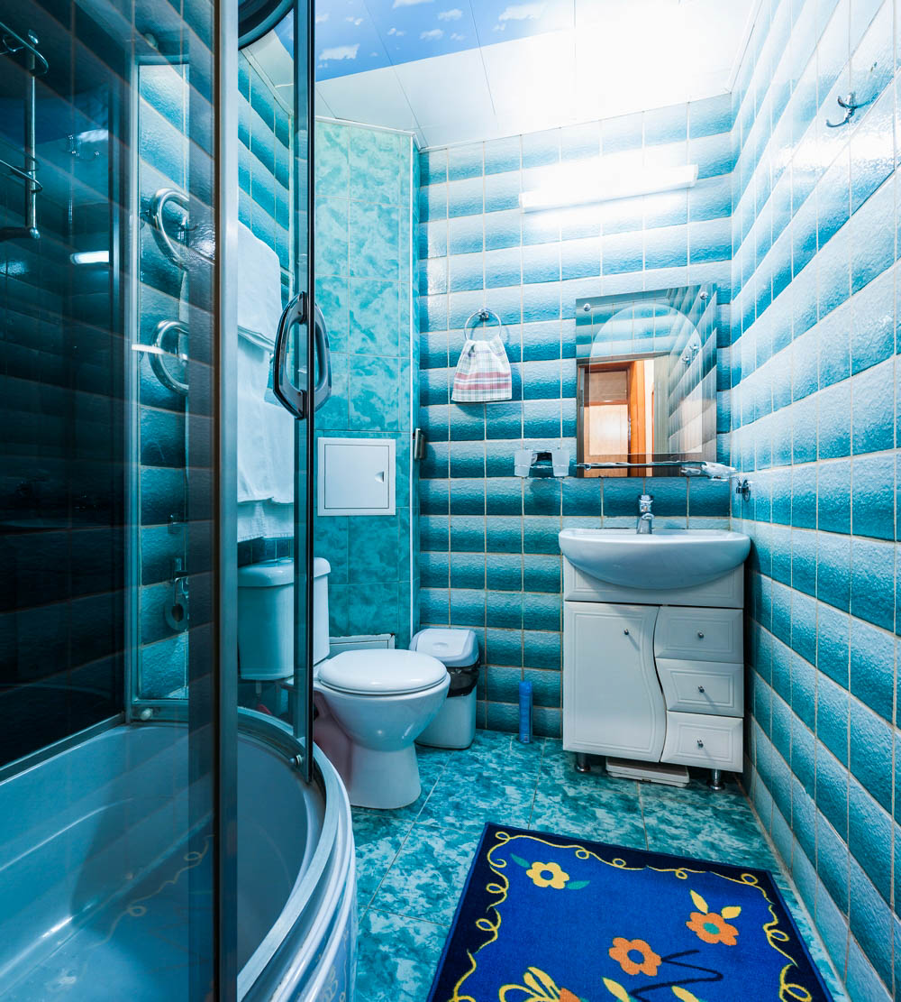 Ванная комната в номере 2 комнатный большой Луч город Кисловодск - фотография