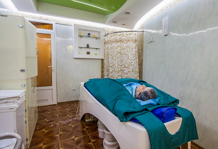Термическое воздействие глиной в санатории Луч город Кисловодск - фотография